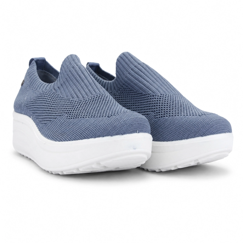 ZAPATILLA AZUL MUJER CASUAL CHALADA TANDI - 7