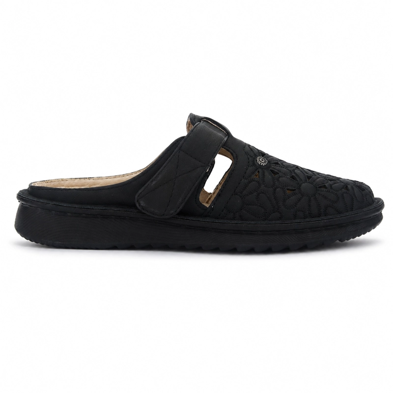 SANDALIA NEGRO MUJER CASUAL CHALADA MUSALOW - 1
