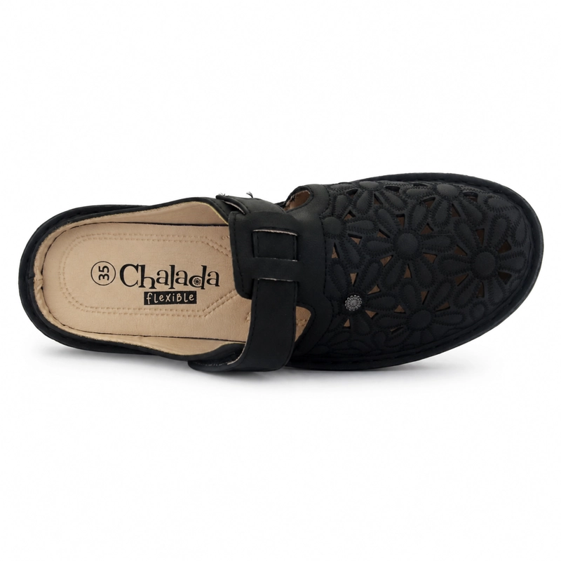 SANDALIA NEGRO MUJER CASUAL CHALADA MUSALOW - 5