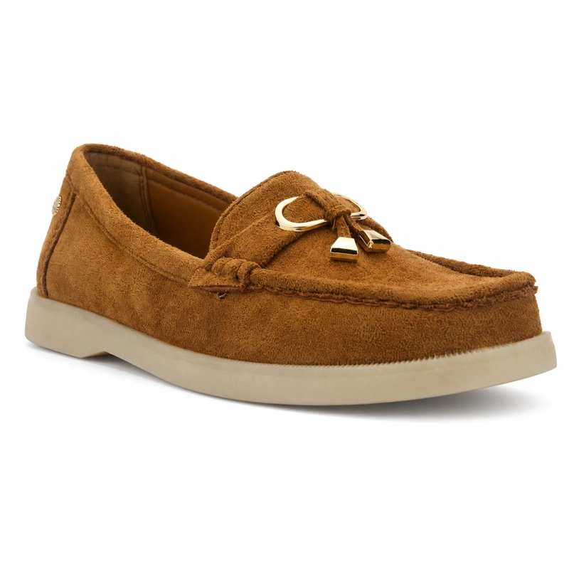 MOCASIN CAMEL MUJER CASUAL CHALADA VELA - 3