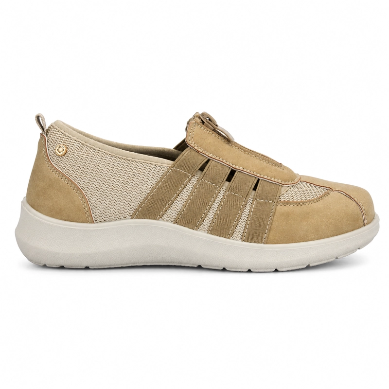 ZAPATO BEIGE MUJER CASUAL CHALADA FIRENA - 1