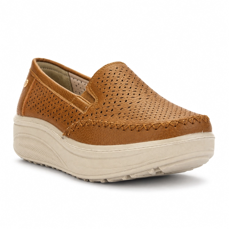 ZAPATO CAMEL MUJER CASUAL CHALADA TANDI - 3