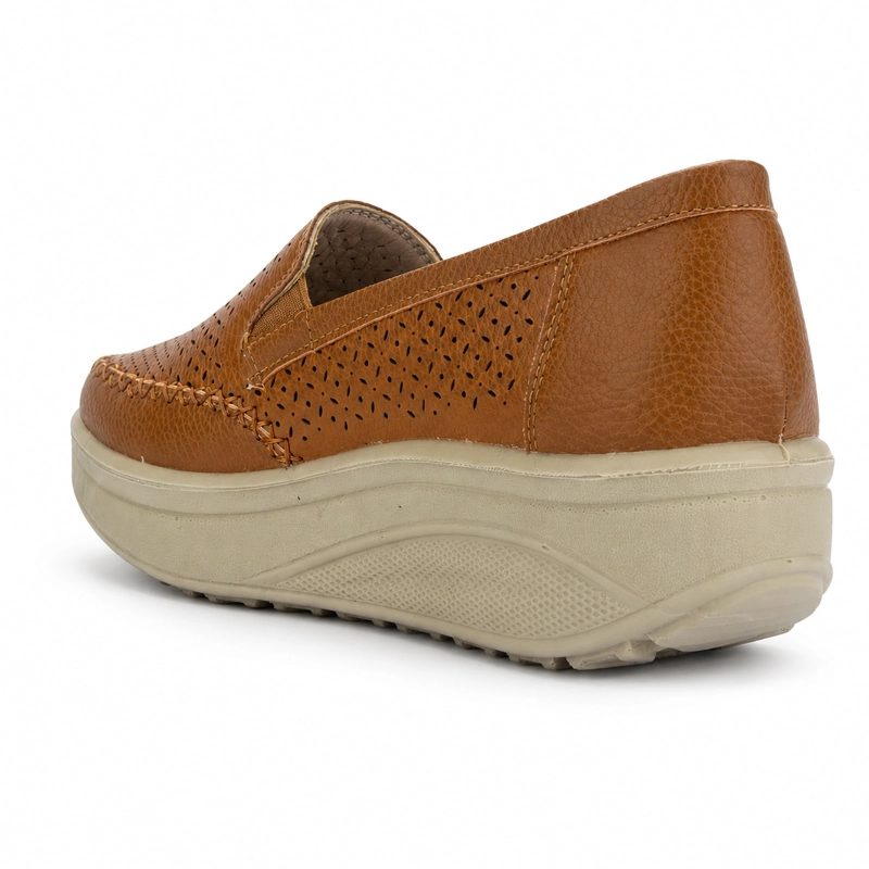 ZAPATO CAMEL MUJER CASUAL CHALADA TANDI - 4
