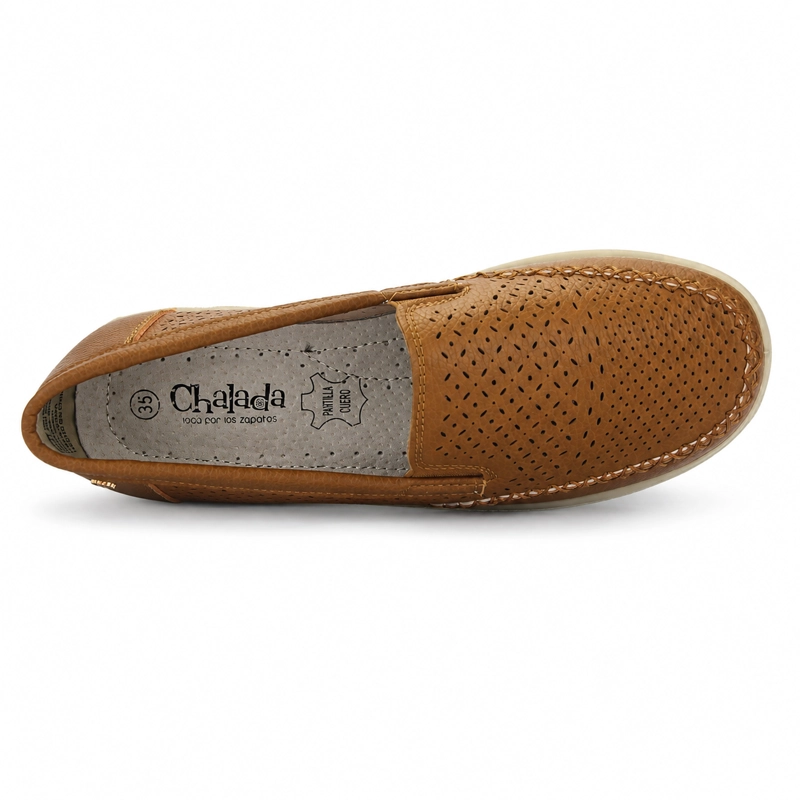 ZAPATO CAMEL MUJER CASUAL CHALADA TANDI - 5