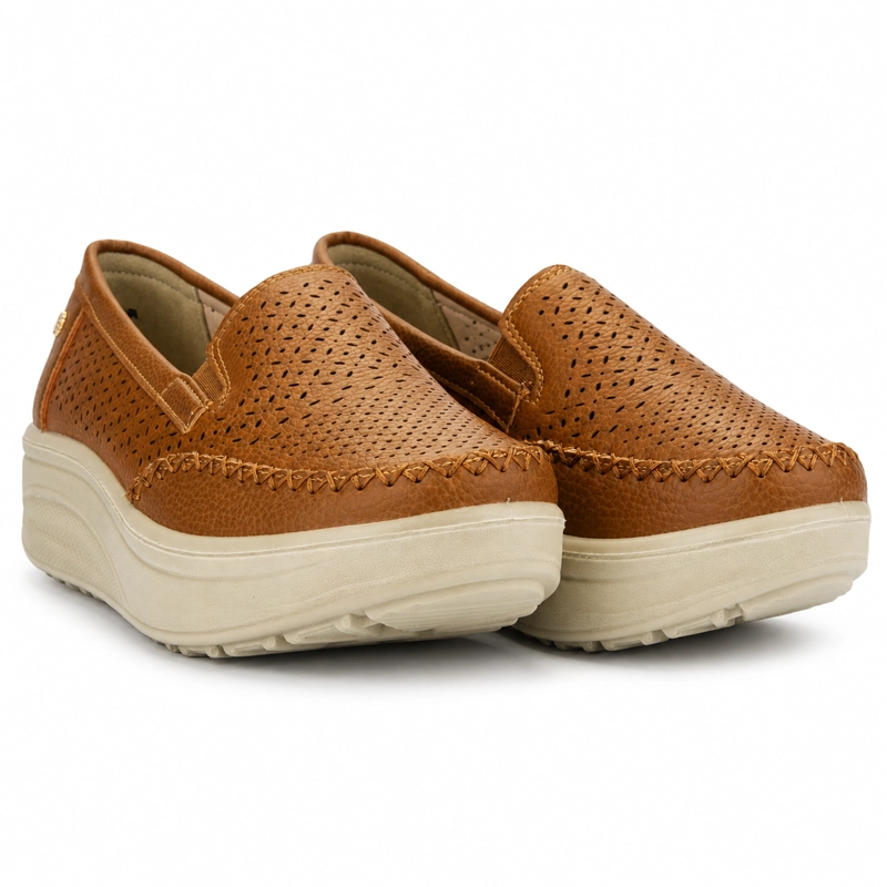 ZAPATO CAMEL MUJER CASUAL CHALADA TANDI - 7