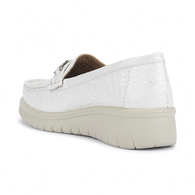 MOCASIN BLANCO MUJER CASUAL CHALADA RIOJA - 4