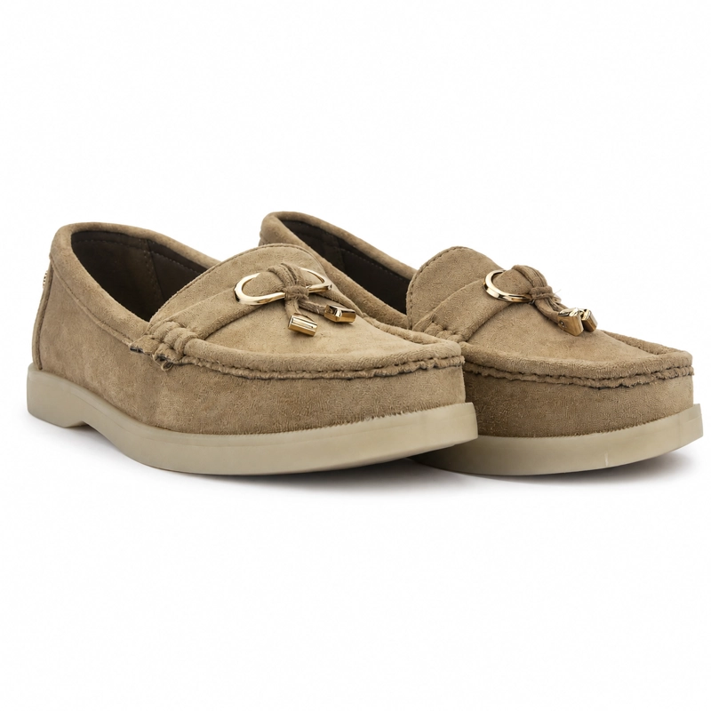 MOCASIN BEIGE MUJER CASUAL CHALADA VELA - 7