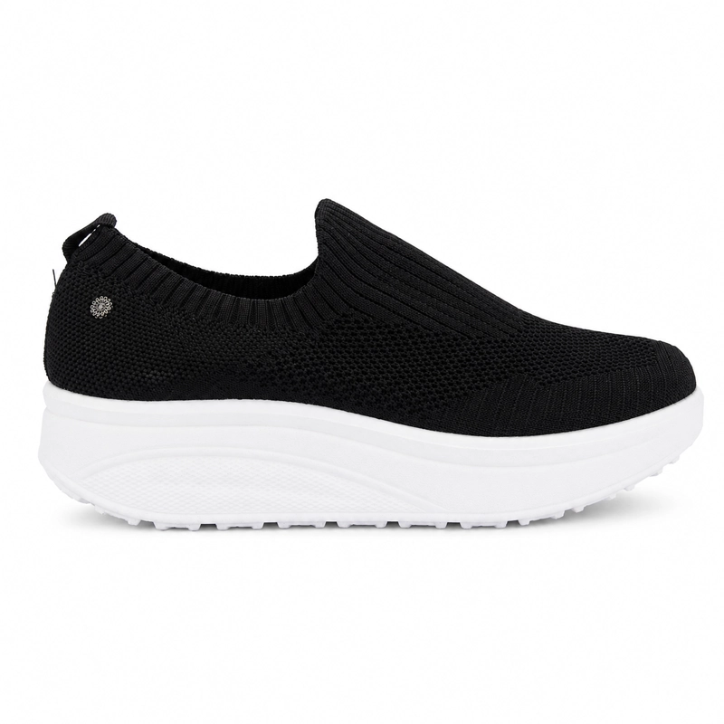 ZAPATILLA NEGRO MUJER CASUAL CHALADA TANDI - 1