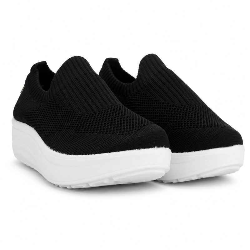 ZAPATILLA NEGRO MUJER CASUAL CHALADA TANDI - 7