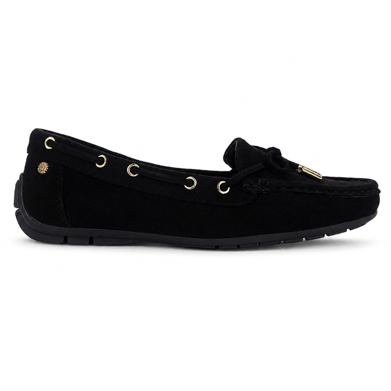 MOCASIN NEGRO MUJER CASUAL CHALADA NAUTICO - 1