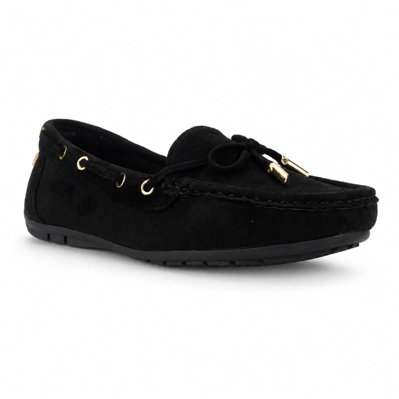MOCASIN NEGRO MUJER CASUAL CHALADA NAUTICO - 3