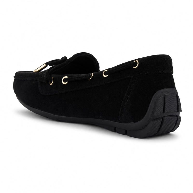 MOCASIN NEGRO MUJER CASUAL CHALADA NAUTICO - 4