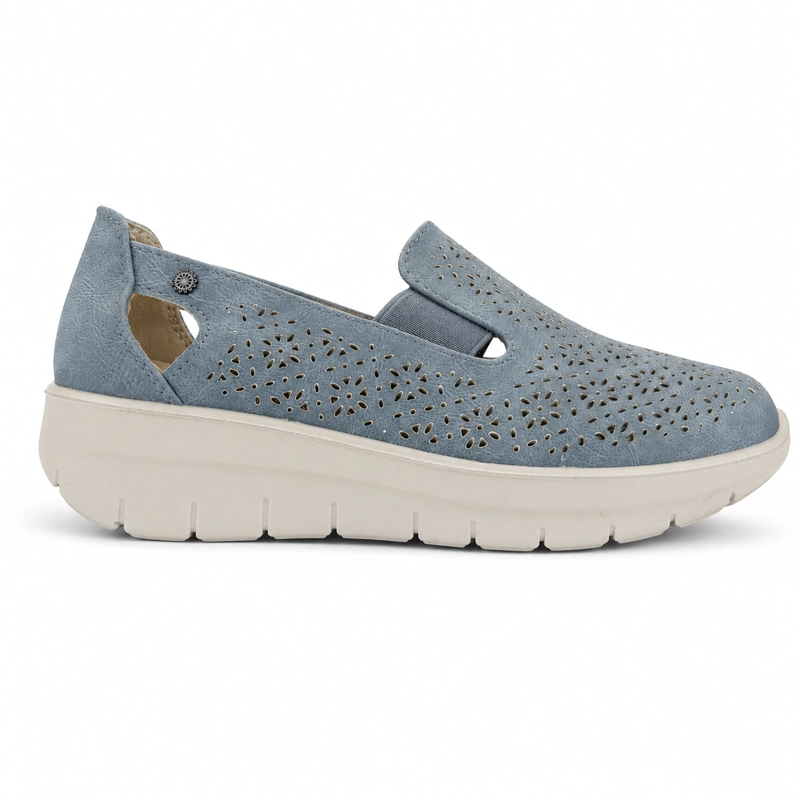 ZAPATO AZUL MUJER CASUAL CHALADA NEPTUN - 1