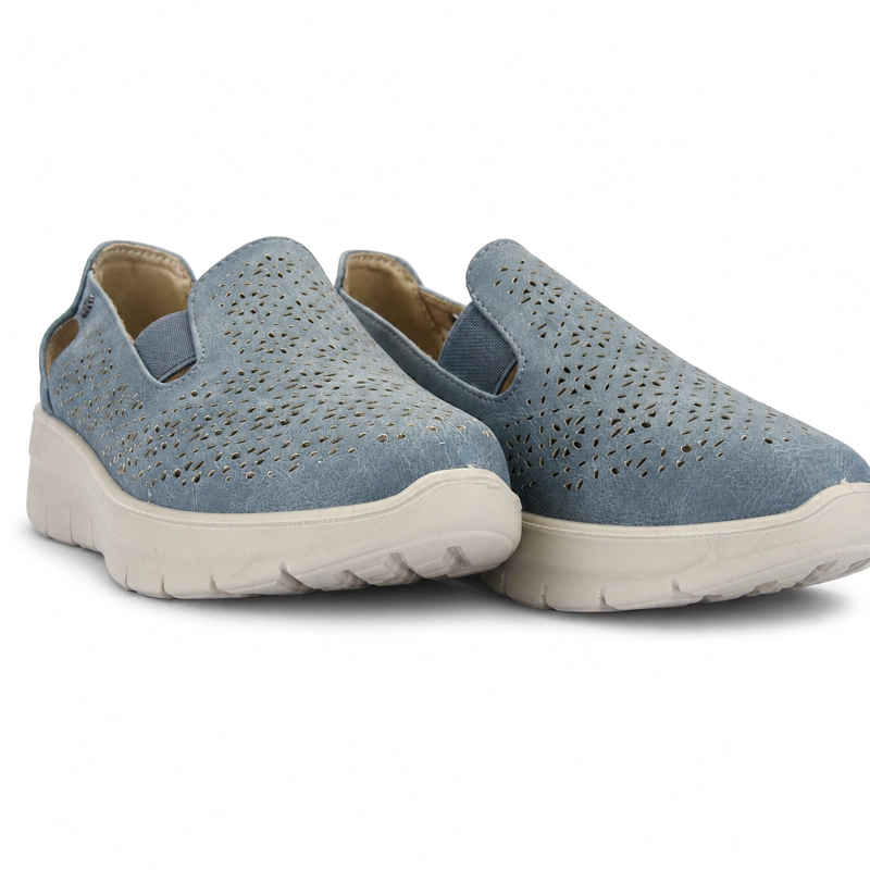 ZAPATO AZUL MUJER CASUAL CHALADA NEPTUN - 7