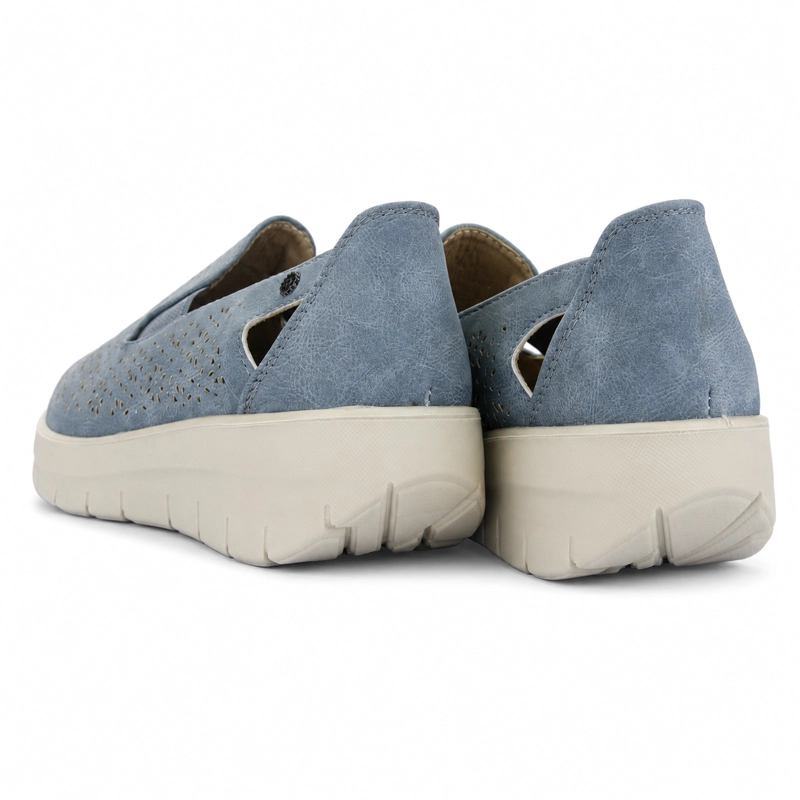ZAPATO AZUL MUJER CASUAL CHALADA NEPTUN - 8