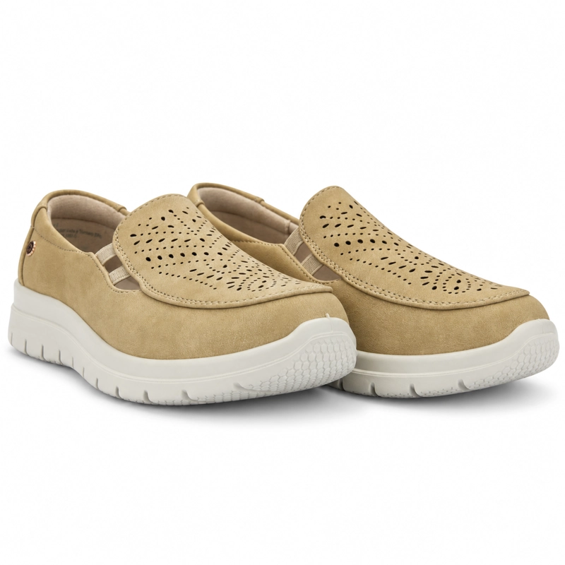ZAPATO BEIGE MUJER CASUAL CHALADA FINEST - 5