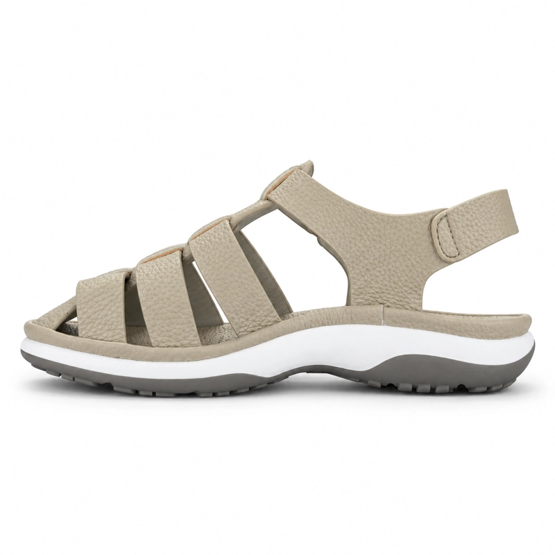 SANDALIA BEIGE MUJER CASUAL CHALADA GRETTA - 2