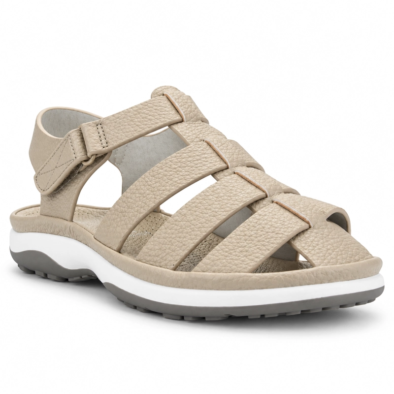 SANDALIA BEIGE MUJER CASUAL CHALADA GRETTA - 3