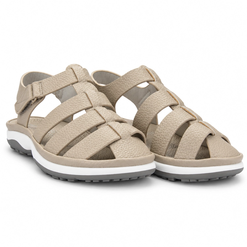 SANDALIA BEIGE MUJER CASUAL CHALADA GRETTA - 7