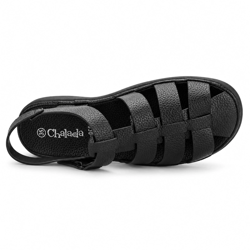 SANDALIA NEGRO MUJER CASUAL CHALADA GRETTA - 5