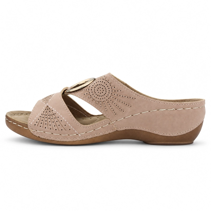 SANDALIA DORADO MUJER CASUAL CHALADA KON - 2