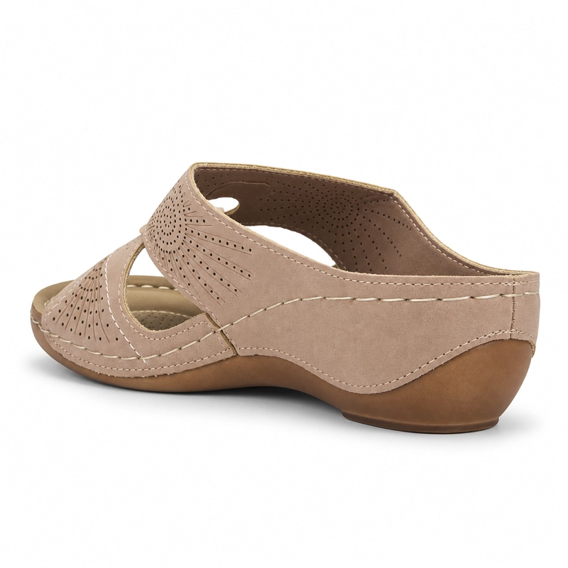 SANDALIA DORADO MUJER CASUAL CHALADA KON - 4