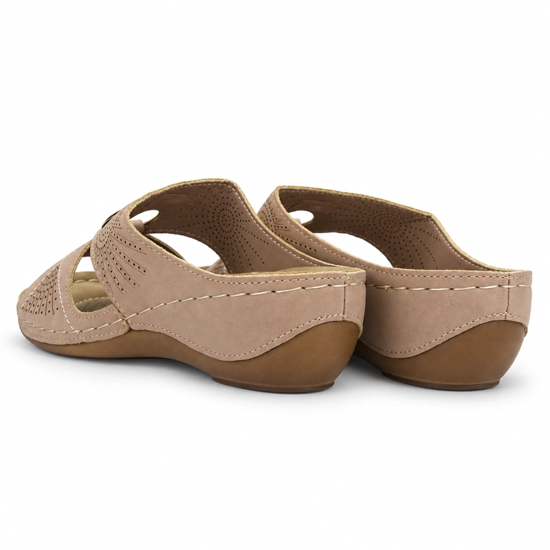 SANDALIA DORADO MUJER CASUAL CHALADA KON - 7