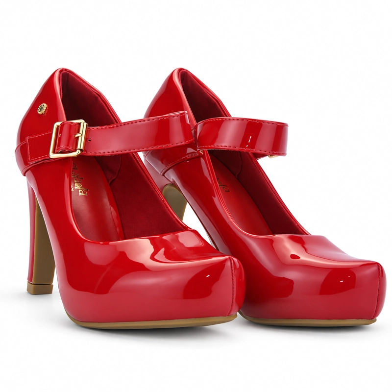 ZAPATO ROJO MUJER CASUAL CHALADA FASHION - 5