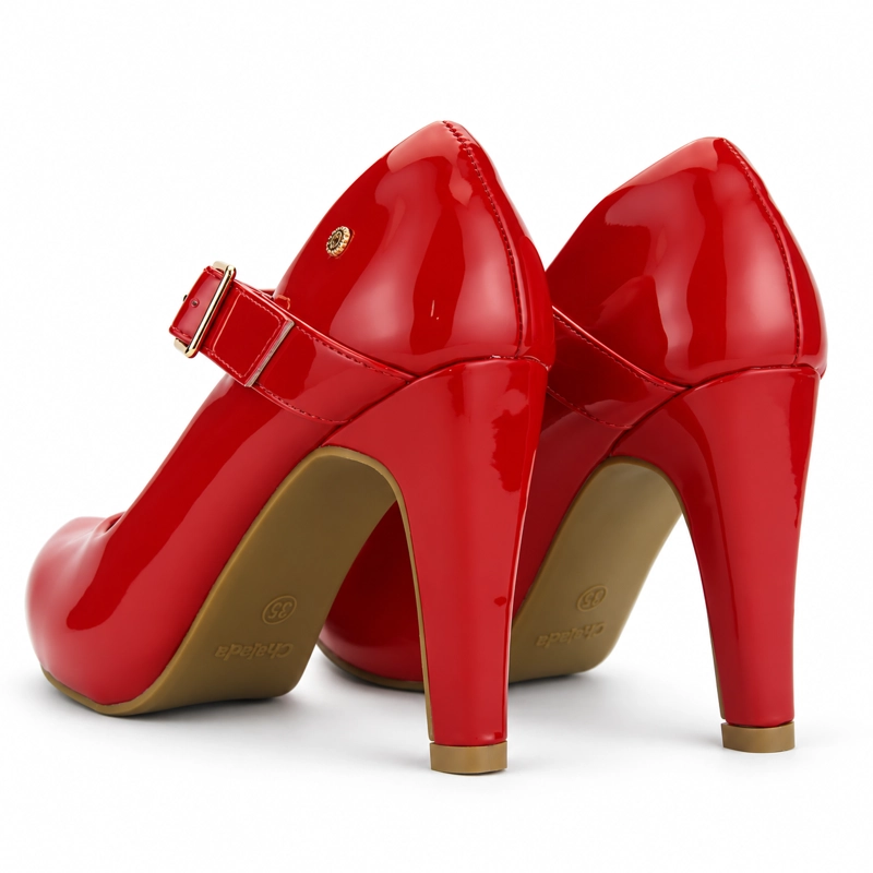 ZAPATO ROJO MUJER CASUAL CHALADA FASHION - 6