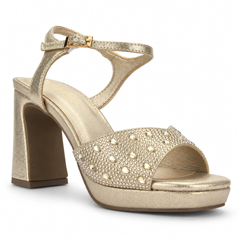 SANDALIA DORADO MUJER CASUAL CHALADA MURELI - 3