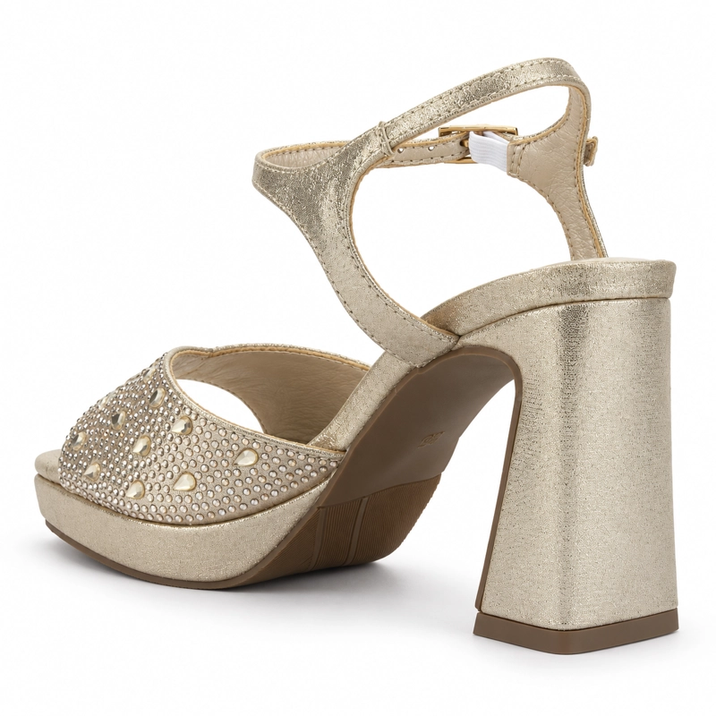 SANDALIA DORADO MUJER CASUAL CHALADA MURELI - 4
