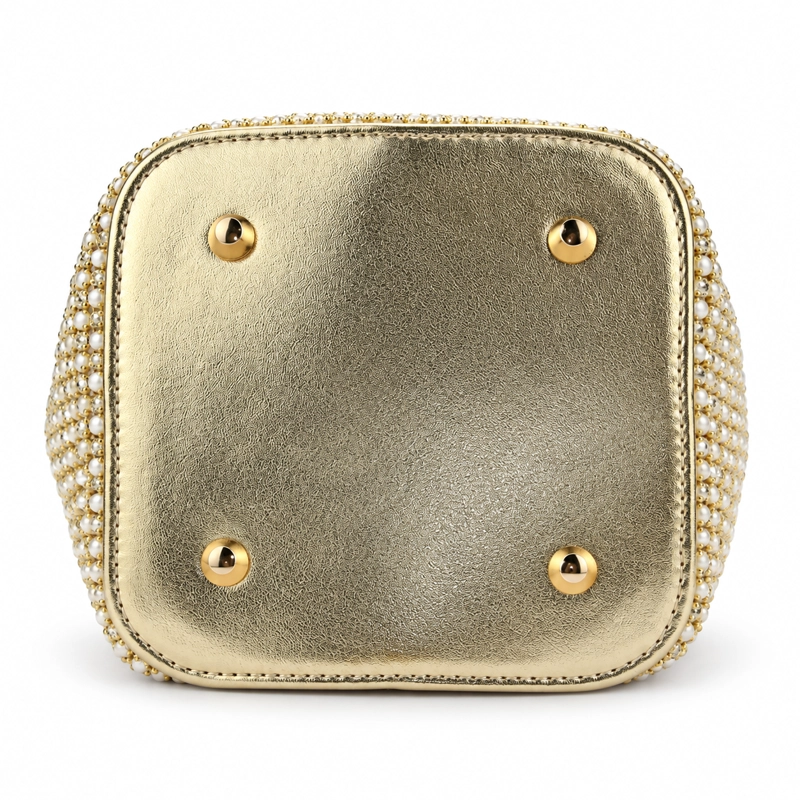 CARTERA DORADO MUJER MODA CHALADA CARTERA - 4