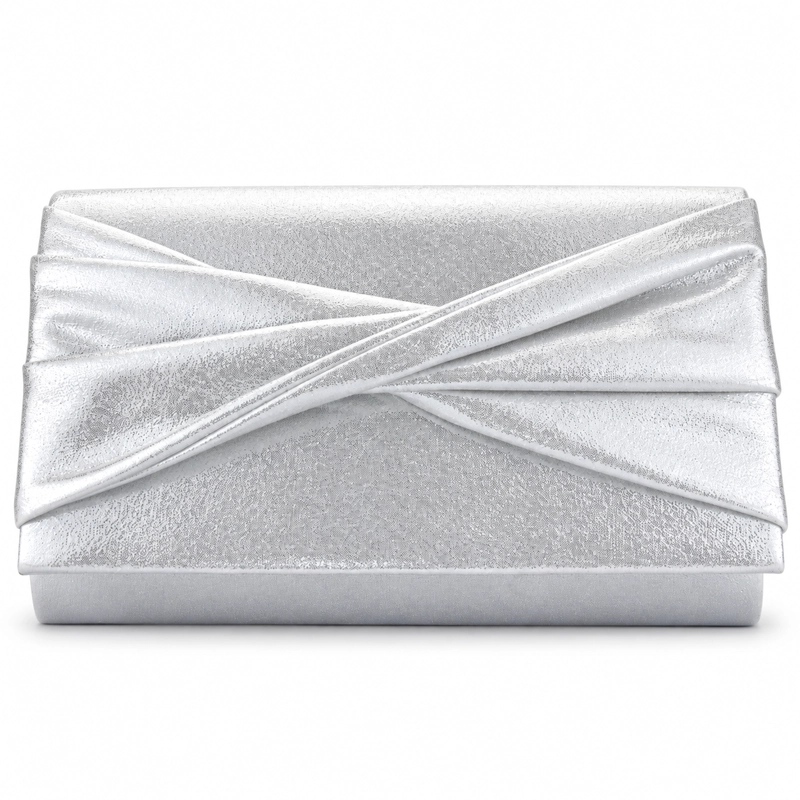 CARTERA PLATEADO MUJER MODA CHALADA CARTERA - 1