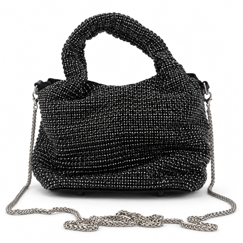 CARTERA NEGRO MUJER MODA CHALADA CARTERA - 4