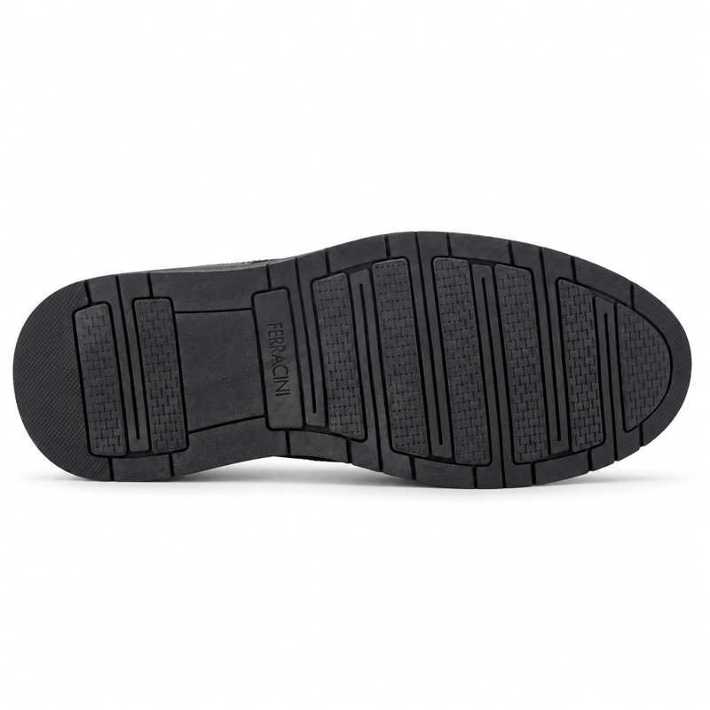 ZAPATO NEGRO HOMBRE CASUAL FERRACINI AUSTIN 5168 - 6