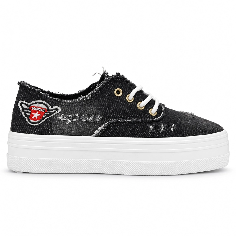 ZAPATILLA NEGRO MUJER URBANO CHALADA FIELD - 1