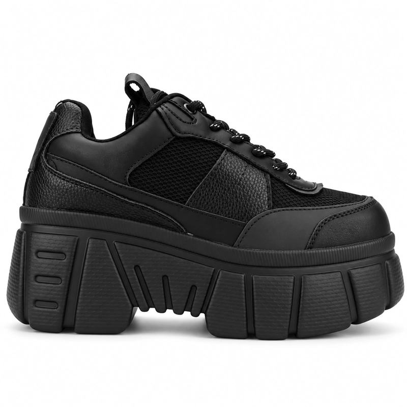 ZAPATILLA NEGRO MUJER URBANO CHALADA NROCK - 1