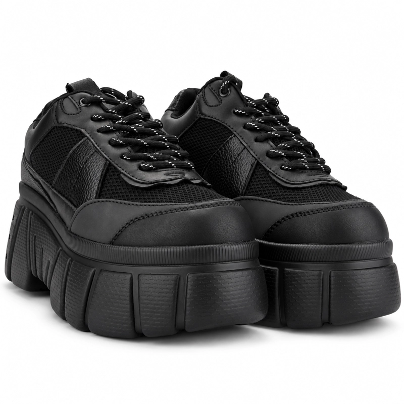 ZAPATILLA NEGRO MUJER URBANO CHALADA NROCK - 5