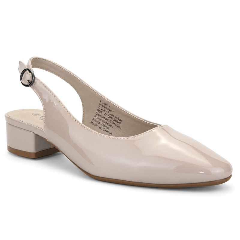 ZAPATO BEIGE MUJER CASUAL CHALADA LUA - 3