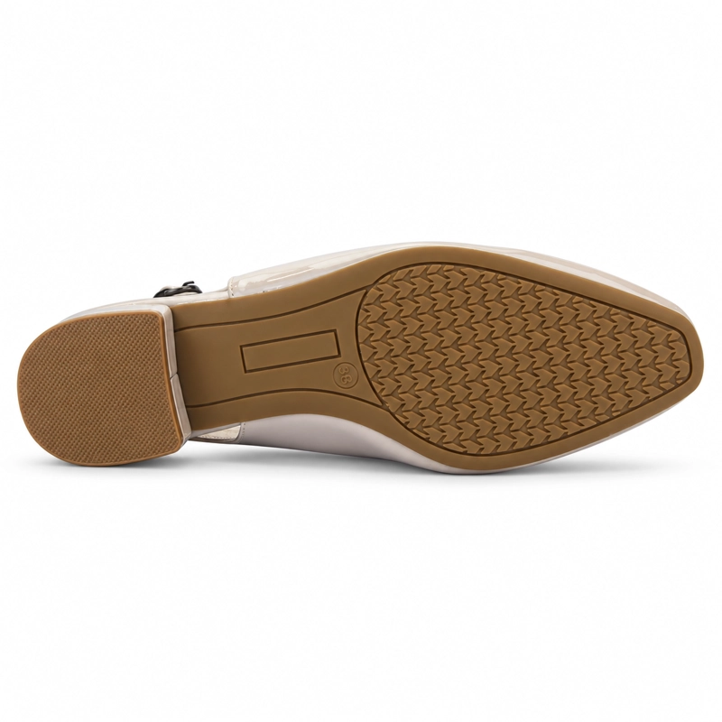 ZAPATO BEIGE MUJER CASUAL CHALADA LUA - 6