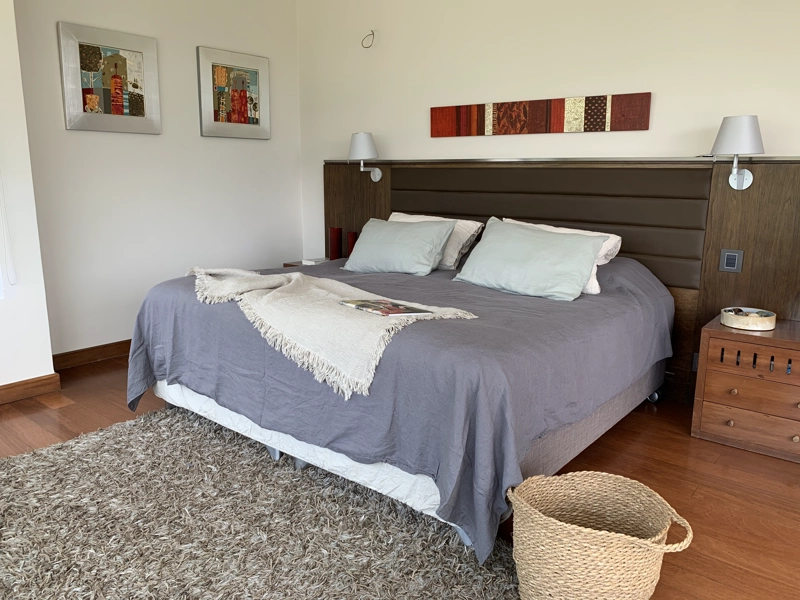 CUBREPLUMON KING 100% LINO GRIS - 2
