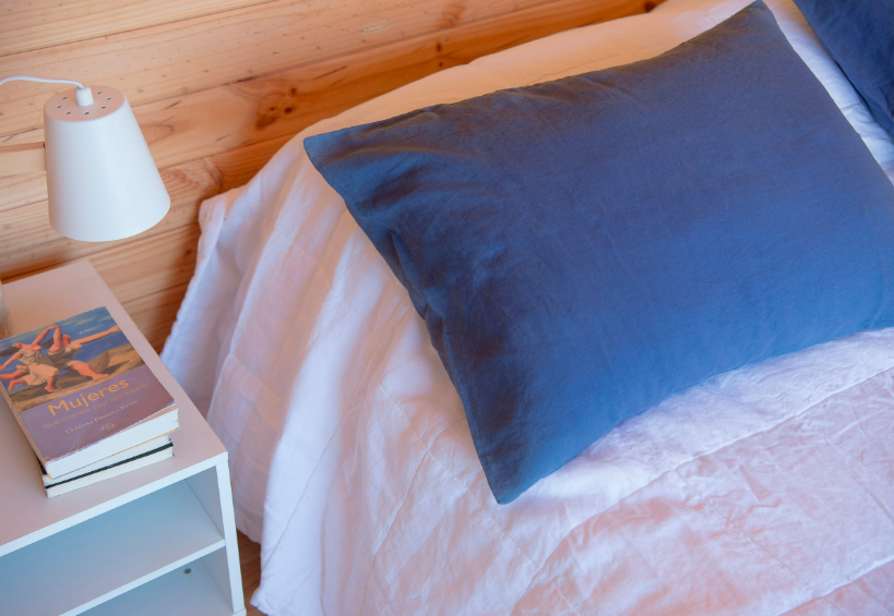 FUNDA ALMOHADA PUROLINO PAR STANDARD 70 X 50 CM AZUL - 1