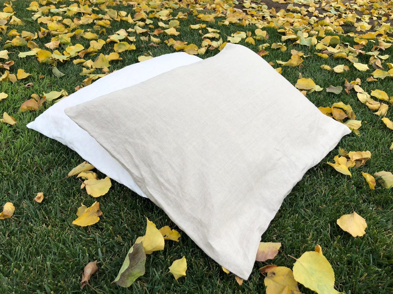 FUNDA ALMOHADA PUROLINO PAR KING 95 X 50 CM BEIGE - 1
