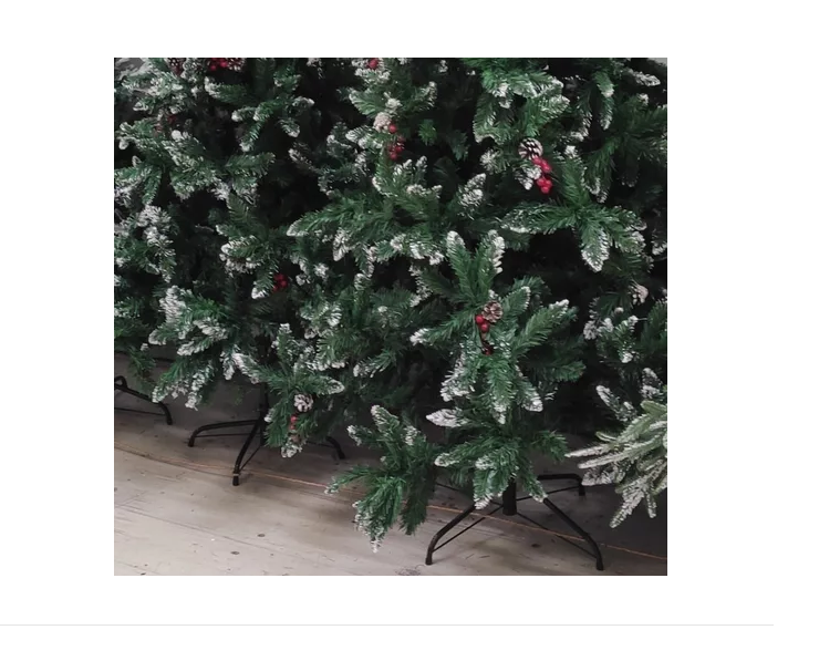 ARBOL NAVIDAD 1.80 MTS FRONDOSOS CON GUINDAS - 3