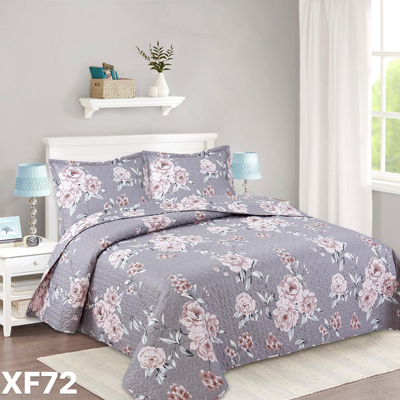 CUBRECAMA QUILT KING HERMOSOS DISEÑOS - 1