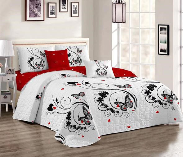 CUBRECAMA 2 PLAZAS MULTICOLOR VERANO QUILT FLY - 1