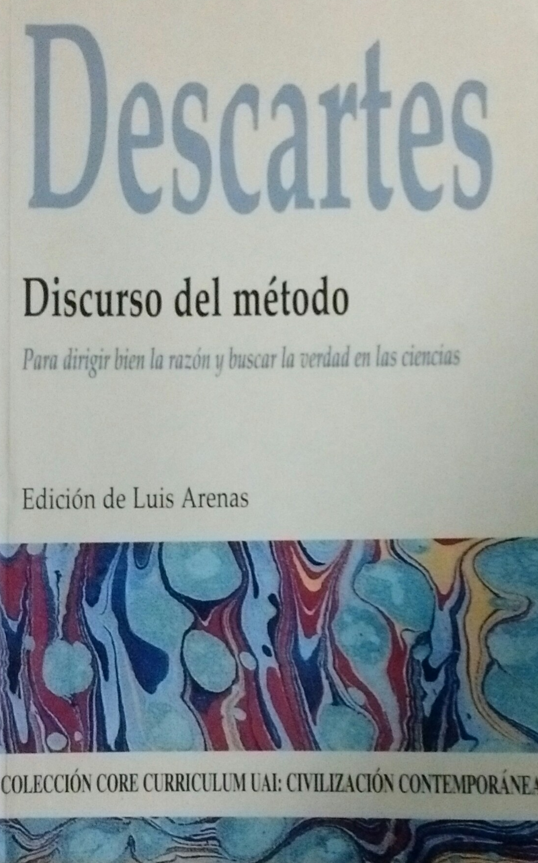 LIBRO DISCURSO DEL MÉTODO - RENÉ DESCARTES - 1