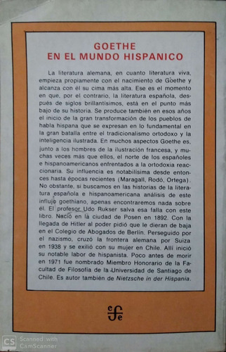 GOETHE EN EL MUNDO HISPANICO BY UDO RUKSER - 4