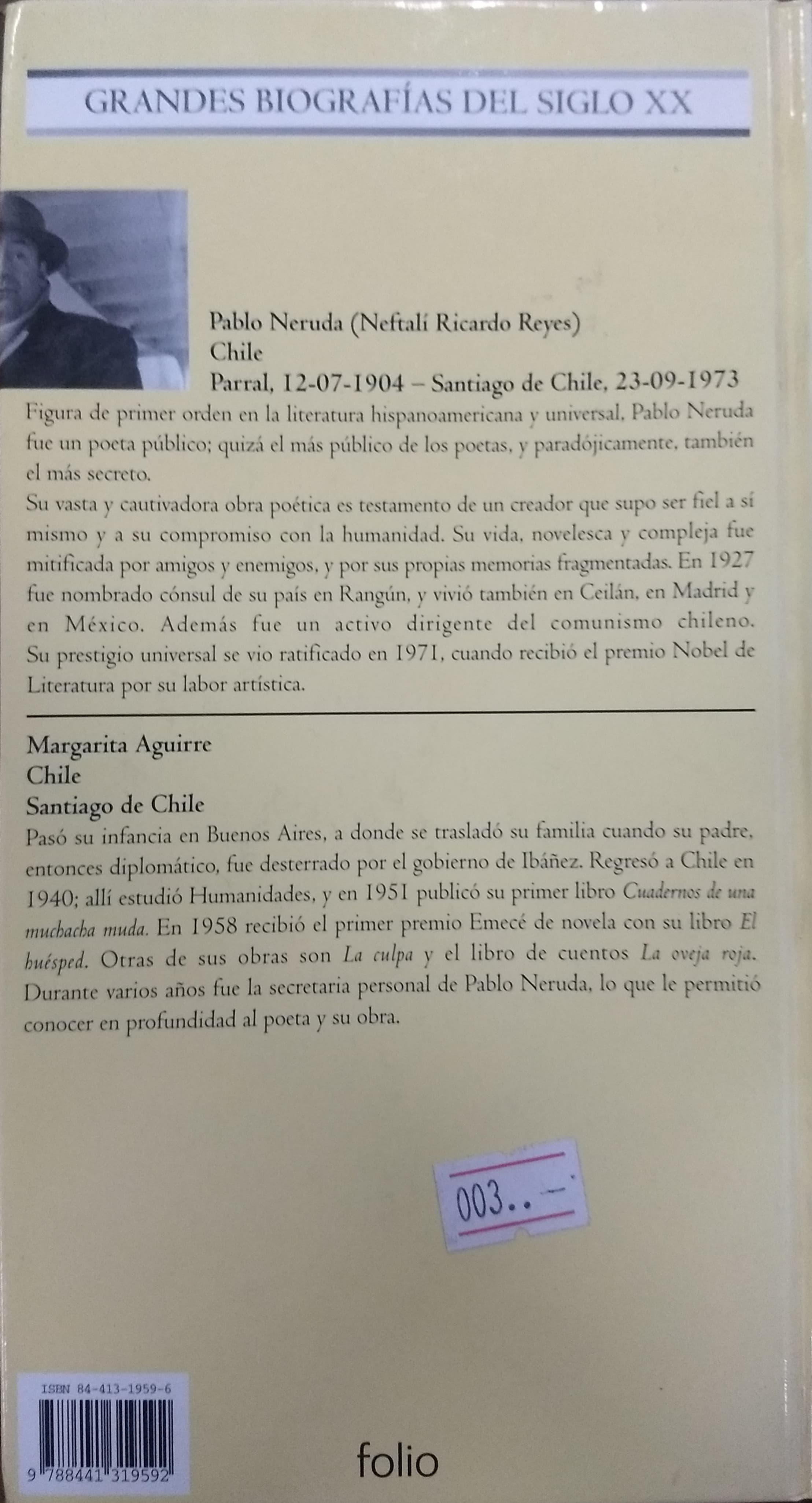GENIO Y FIGURA DE PABLO NERUDA - 2