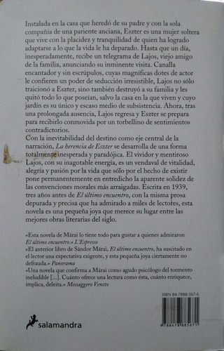 LA HERENCIA DE ESZTER - 2